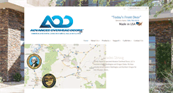 Desktop Screenshot of advancedoverheaddoors.com